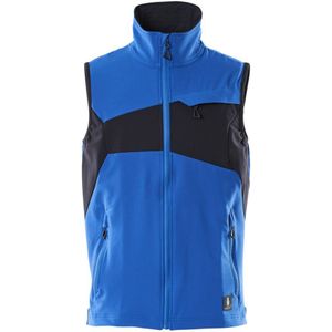 Mascot - Accelerate - Bodywarmer - Helder Blauw/Donkermarine - Waterafstotend, 88% Polyester, Reflectieaccenten