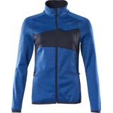Mascot 18153-316 Dames Fleecetrui met rits Helder Blauw/Donkermarine maat 2XL