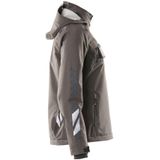 Mascot - Accelerate - Winterjas - Donkerantraciet/Zwart - Speciaal Getailleerd Damesmodel - Ademend - Wind- en Waterdicht