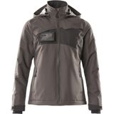 Mascot - Accelerate - Winterjas - Donkerantraciet/Zwart - Speciaal Getailleerd Damesmodel - Ademend - Wind- en Waterdicht