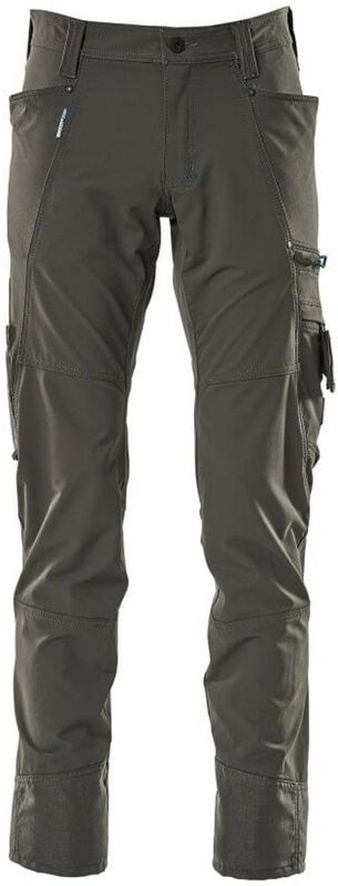 Werkbroek - Zwart - 92% Polyamide/8% Elastaan - Waterafstotend