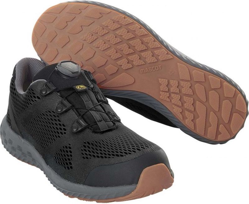 Mascot - F0300-909 - Veiligheidsschoenen - Zwart - Slijtvast Textiel