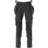 Kniebeschermers - CORDURA® - Stretchstof - Waterafstotend - Zwart