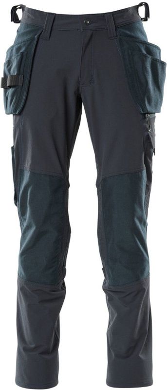 Kniebeschermers - CORDURA® - Stretchstof - Waterafstotend - Zwart