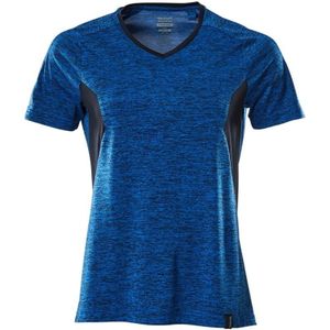 Mascot - accelerate T-Shirt coolmax® pro und V-Ausschnitt 18092-801 Gr. xs azurblau/schwarzblau