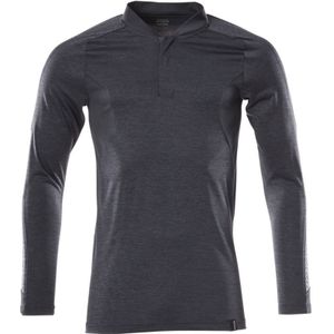Mascot - 18081-810 - Poloshirt - Donkermarine-Gemêleerd - Vochtregulerend, Sluiting met Verborgen Knopen