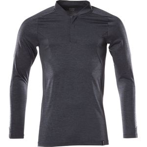 Mascot - 18081-810 - Poloshirt - Donkermarine-Gemêleerd - Vochtregulerend, Sluiting met Verborgen Knopen