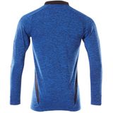 Mascot - Accelerate Poloshirt - Helder Blauw-Gemêleerd/Donkermarine - COOLMAX® - Lange Mouwen