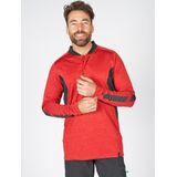 Mascot - Accelerate Poloshirt - Helder Blauw-Gemêleerd/Donkermarine - COOLMAX® - Lange Mouwen