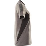 T-shirt - Gekamd Katoen - Zwart - Jersey - Vrouwelijke Pasvorm