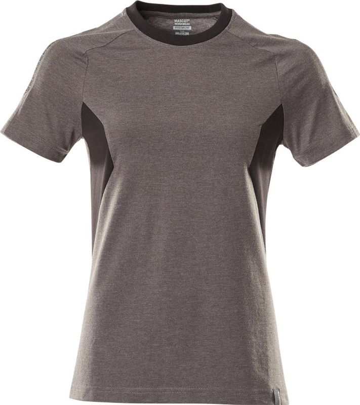 T-shirt - Gekamd Katoen - Zwart - Jersey - Vrouwelijke Pasvorm