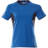 Mascot - 18392-959 - Dames T-shirt - Helder Blauw/Donkermarine - 60% Katoen/40% Polyester