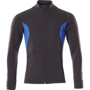 Sweater - Zwart - Katoen/Polyester - Deelbare Rits - Voorzakken met Rits