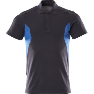 Accelerate Polo-Shirt Premium Performance 18383 Poloshirt Polohemd, Farbe: Schwarzblau/Azurblau - 01091, Größe: 4XL - Mascot