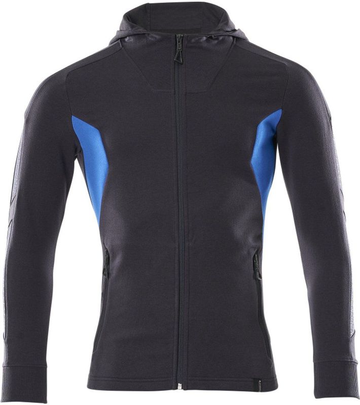 Mascot - 18584-962 - Capuchontrui - Donkermarine/Helder Blauw - 60% Katoen/40% Polyester