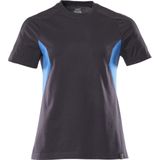 Mascot - Accelerate T-shirt - Donkermarine/Helder Blauw - Gekamd Katoen - Speciaal Getailleerd Damesmodel