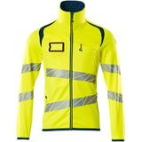 Mascot - 19103-315 - Fleecetrui met Rits - Hi-Vis Geel/Donkerpetrol