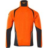 Mascot - Accelerate - Fleecetrui - Hi-Vis Oranje/Donkermarine - Met Rits