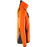 Mascot - Accelerate - Fleecetrui - Hi-Vis Oranje/Donkermarine - Met Rits