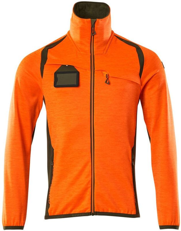 Mascot - 19403-316 - Fleecetrui - Oranje/Mosgroen - Hi-Vis, OEKO-TEX® STANDARD 100