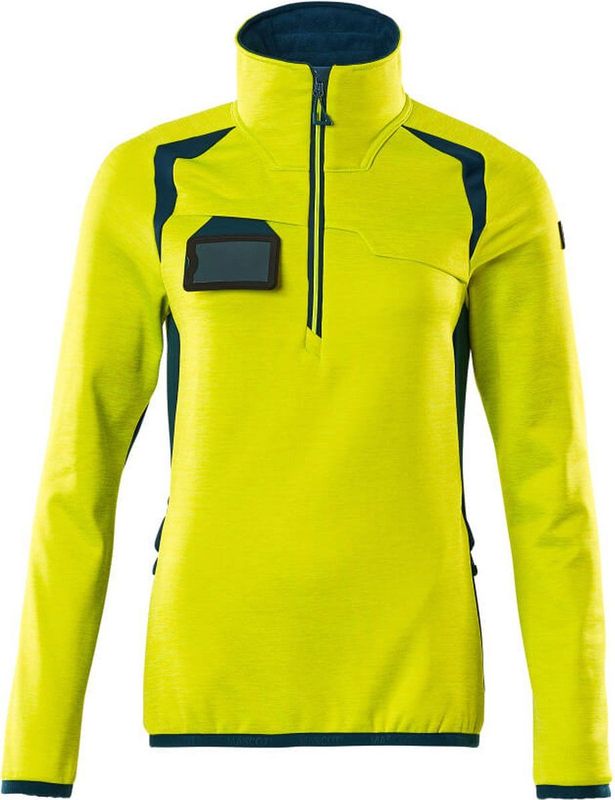 Mascot - 19353-316 - Fleecetrui - Hi-Vis Geel/Donkerpetrol