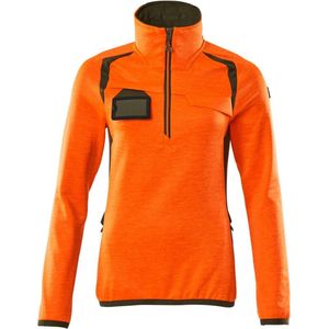 Mascot - Accelerate Safe - Fleece Trui - Hi-Vis Oranje/Mosgroen - 94% Polyester/6% Elastaan