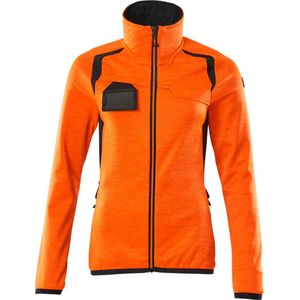 Mascot Accelerate Safe Fleecetrui met rits 19453-316 - hi-vis oranje/donkermarine - 4XL