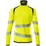 Mascot - Accelerate - Fleecetrui met Rits - Hi-Vis Geel/Donkermarine - 19153-315