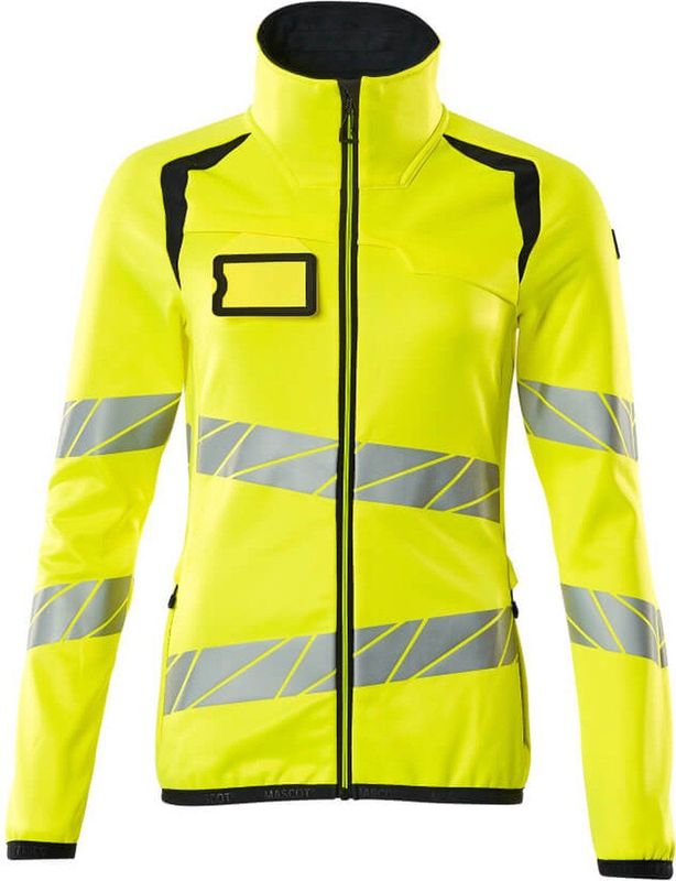 Mascot - Accelerate - Fleecetrui met Rits - Hi-Vis Geel/Donkermarine - 19153-315