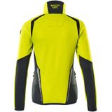 Mascot - 19453-316 - Fleecetrui - Hi-Vis Geel/Donkermarine - 94% Polyester/6% Elastaan
