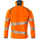 Mascot - 19002-143 - Softshell Jas - Oranje/Donkerpetrol - Fluorescerend, Ademend, Winddicht, Waterafstotend