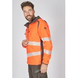 Mascot - 19002-143 - Softshell Jas - Oranje/Donkerpetrol - Fluorescerend, Ademend, Winddicht, Waterafstotend