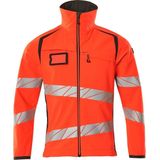 Mascot - 19002-143 Softshell Jas - Hi-Vis Rood/Donkerantraciet - Ademend, Winddicht, Waterafstotend