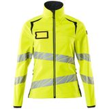 Mascot - Accelerate Safe Softshell Jas - Hi-Vis Geel/Donkermarine - Damesmodel - 100% Polyester