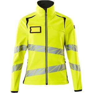 Mascot Accelerate Safe Softshell jas 19012-143 - Hi-Vis geel/zwart - S