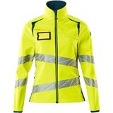 Mascot - 19012-143 - Softshell Jas - Hi-Vis Geel/Donkerpetrol