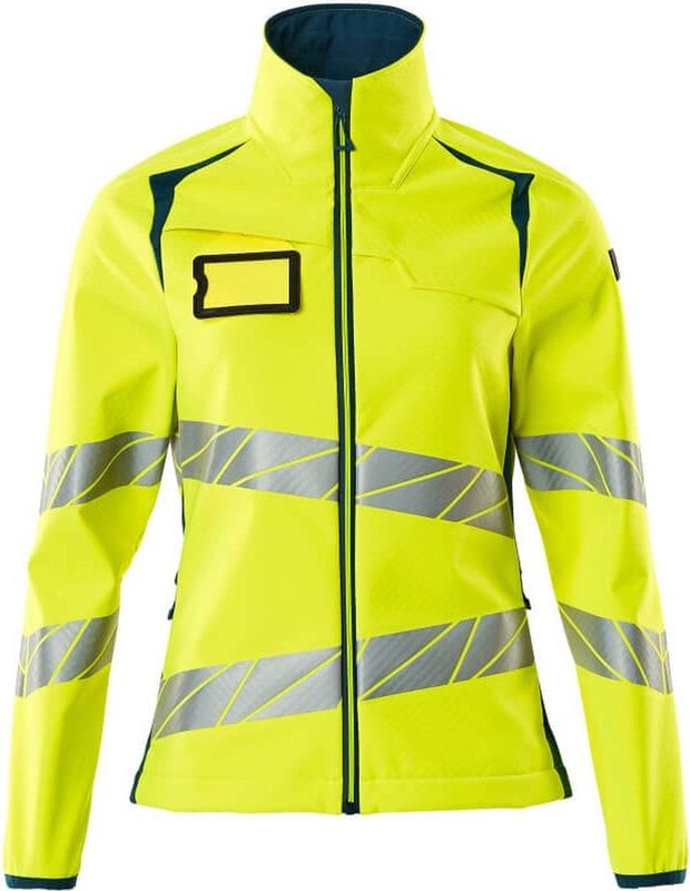 Mascot - 19012-143 - Softshell Jas - Hi-Vis Geel/Donkerpetrol
