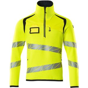 Mascot - 19005-351 - Gebreide Trui - Hi-Vis Geel/Donkermarine - 100% Polyester, EN ISO 20471 - kl. 2