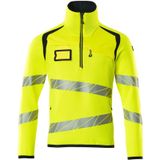 Mascot - 19005-351 - Gebreide Trui - Hi-Vis Geel/Donkermarine - 100% Polyester, EN ISO 20471 - kl. 2