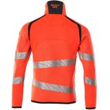 Gebreide Trui - Fluorescerend - Polyester - Tweekleurig - Hoge Kraag