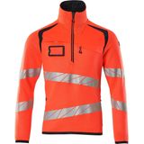 Gebreide Trui - Fluorescerend - Polyester - Tweekleurig - Hoge Kraag