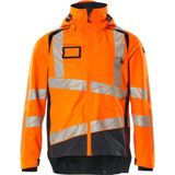 Mascot - 19301-231 Shell Jas - Hi-Vis Oranje/Donkermarine - Fluorescerend - Ademend - Waterdicht