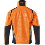Mascot - Accelerate Safe Softshell Jas - Hi-Vis Oranje/Donkermarine - 100% Polyester