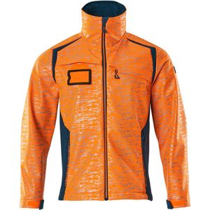 Mascot - Accelerate Safe - Softshell Jas - Hi-Vis Oranje/Donkertjes - 100% Polyester