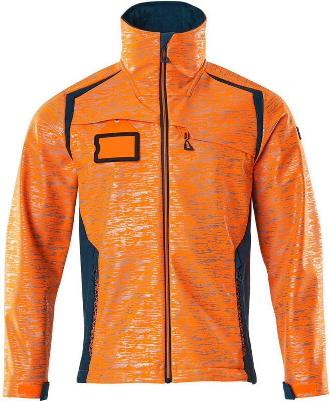 Mascot - Accelerate Safe - Softshell Jas - Hi-Vis Oranje/Donkertjes - 100% Polyester