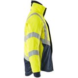 Mascot - Multisafe Winterjas - Hi-Vis Geel/Donkermarine - Ademend, Wind- en Waterdicht