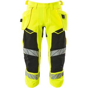 Mascot Accelerate Safe Driekwart broek met spijkerzakken 19049-711 - Hi-Vis geel/zwart