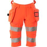 Mascot Accelerate Safe Shorts, lange met spijkerzakken 19349-711 - Hi-Vis rood