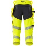 Mascot Accelerate Safe Driekwart broek met spijkerzakken 19049-711 - hi-vis geel/donkermarine