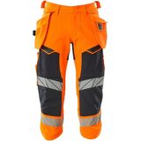 Mascot Accelerate Safe Driekwart broek met spijkerzakken 19049-711 - hi-vis oranje/donkermarine